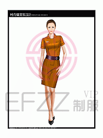專賣店?duì)I業(yè)員服裝設(shè)計(jì)圖1089
