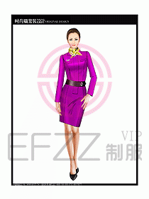 專賣店營業(yè)員服裝設(shè)計圖1094