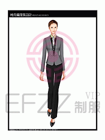 專賣店營業(yè)員服裝設(shè)計圖1107