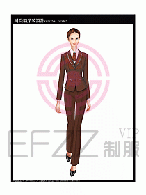 專賣店營業(yè)員服裝設計圖1112
