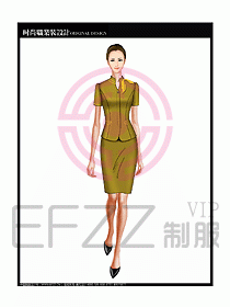 專賣店營業(yè)員服裝設(shè)計圖1144