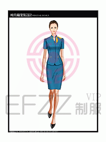 專賣店營業員服裝設計圖1146