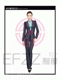 專賣店營業員服裝設計圖1163