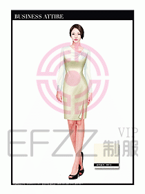 專賣店營業(yè)員服裝設計圖1196