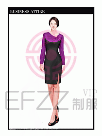 專賣店?duì)I業(yè)員服裝設(shè)計圖1197