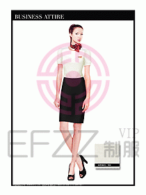 專賣店營業員服裝設計圖1206
