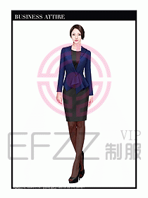 專賣店營業員服裝設計圖1218