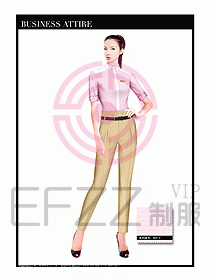 女職業(yè)裝短袖襯衫設(shè)計圖325