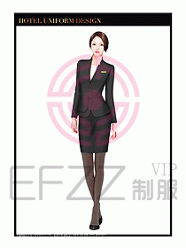 酒店大堂服務(wù)員制服設(shè)計圖685