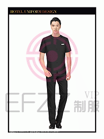 酒店大堂服務員制服設計圖704