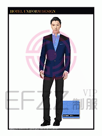酒店大堂服務員制服設(shè)計圖719