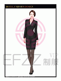 酒店大堂服務員制服設計圖728