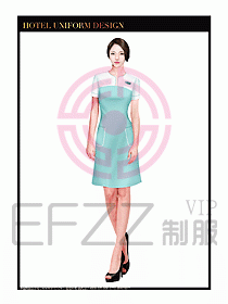 SPA按摩技師制服設(shè)計圖858