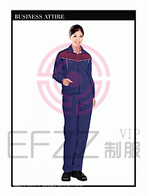 春秋款工程服服裝設計圖970
