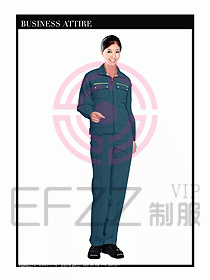 春秋款工程服服裝設計圖990