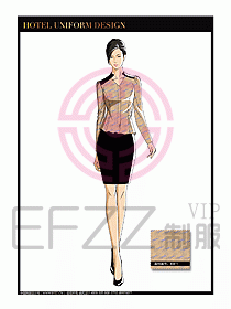 桑拿水療會所前臺服務(wù)員制服222