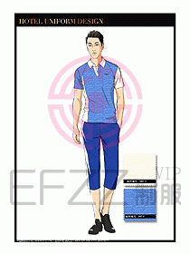 桑拿水療會所前臺服務員制服233