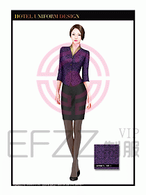 酒店西餐服務(wù)員制服設(shè)計1001