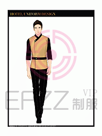 酒店制服客房服務員工衣設計411