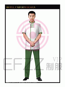 酒店制服客房服務(wù)員工衣設(shè)計429