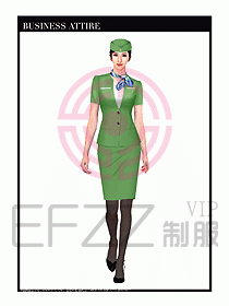 職業空姐裝制服設計圖517