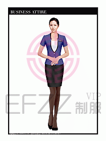 職業空姐裝制服設計圖525