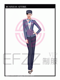 職業(yè)空姐裝制服設(shè)計(jì)圖522
