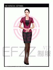 職業(yè)空姐裝制服設(shè)計圖524