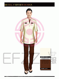 SPA水療會所服務(wù)員服裝設(shè)計376
