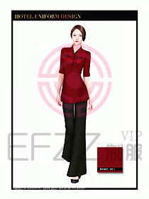 SPA水療會所服務(wù)員服裝設(shè)計(jì)380