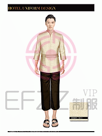 SPA水療會所服務(wù)員服裝設(shè)計(jì)392