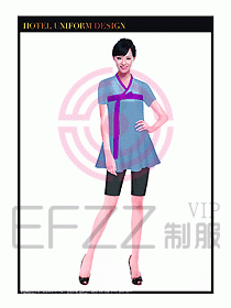 SPA按摩技師服制服設計圖998