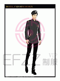 酒店門童保安行李生制服設計921