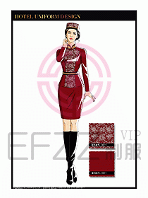 酒店門童保安行李生制服設(shè)計(jì)923