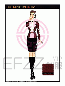 酒店門童保安行李生制服設計947