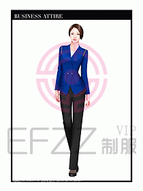 專賣店營業員職業裝設計圖1237