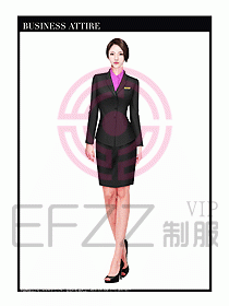 專賣店營業員職業裝設計圖1275