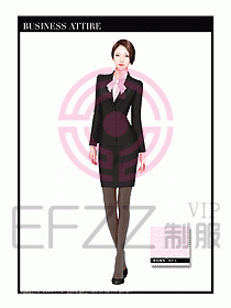 專賣店營業員職業裝設計圖1282
