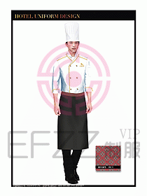酒店廚師服設計圖304