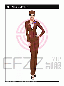 職業(yè)空姐制服設計圖562