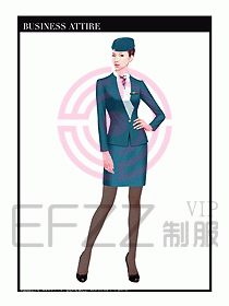 職業空姐制服設計圖596