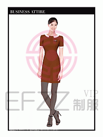 職業空姐制服設計圖601