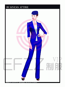 職業空姐制服設計圖607