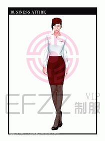 職業(yè)空姐制服設計圖610