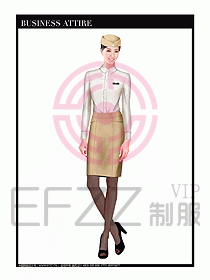 職業空姐制服設計圖617