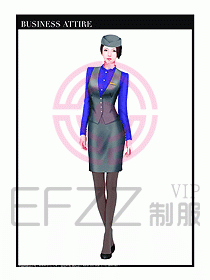 職業(yè)空姐制服設(shè)計圖625