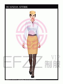 職業(yè)空姐制服設(shè)計圖632
