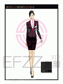 酒店大堂服務(wù)員制服設(shè)計(jì)789
