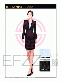 酒店大堂服務(wù)員制服設(shè)計799