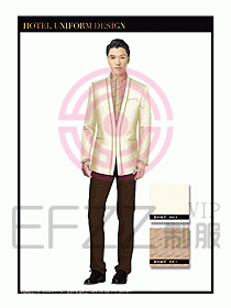 酒店大堂服務(wù)員制服設(shè)計(jì)813